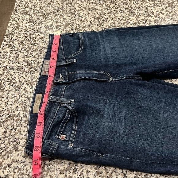 ag adriano goldschmied jeans the prima mid rise cigarette contour 360 size 25R - Picture 9 of 10